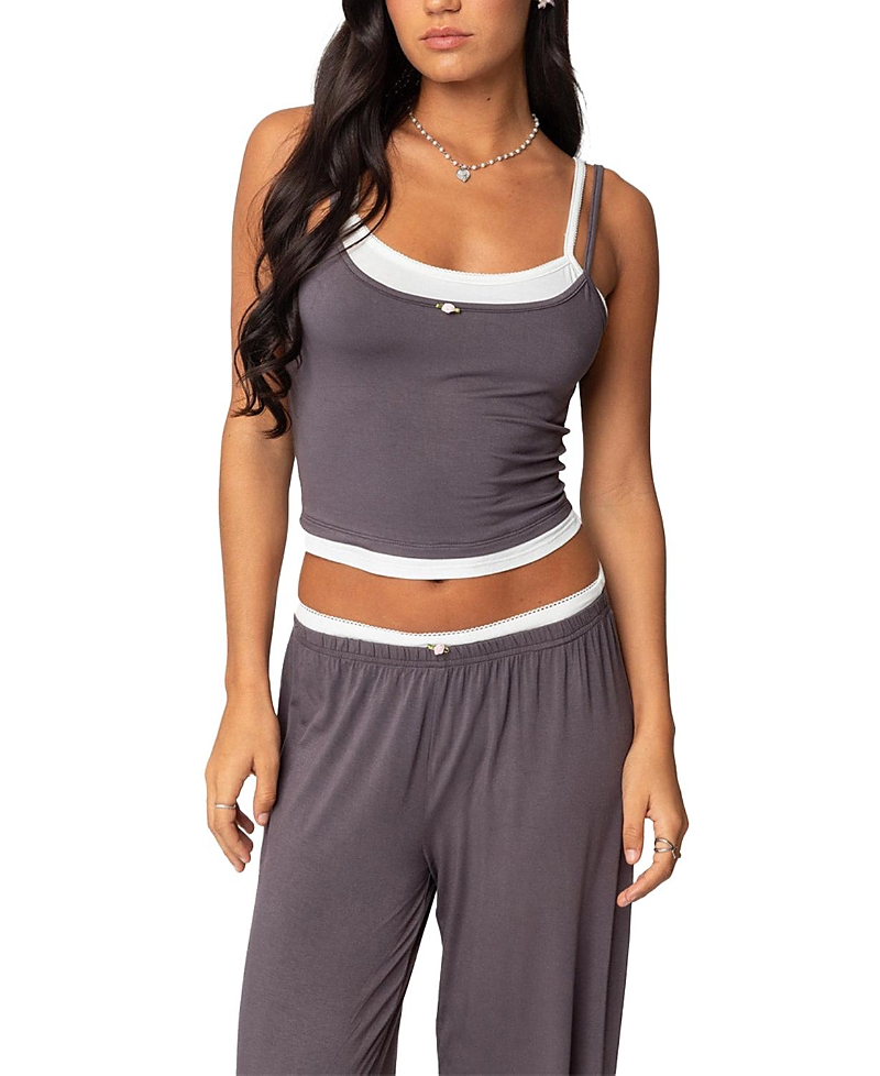EDIKTED ELSA LAYERED TANK TOP
