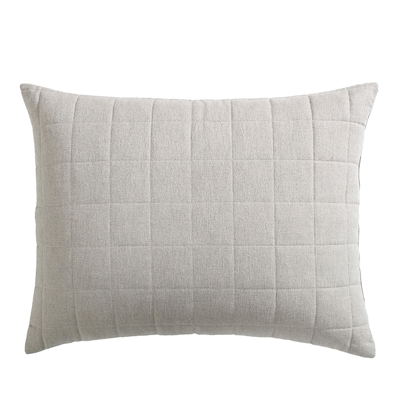 Calvin Klein Melange Flannel Standard Sham, Pair In Neutral