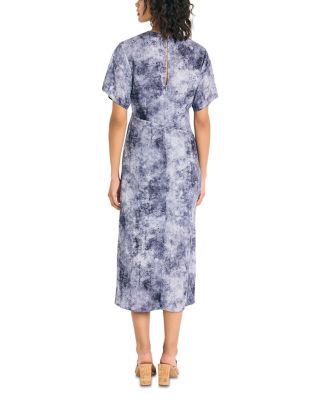 Twist Front Midi Dress