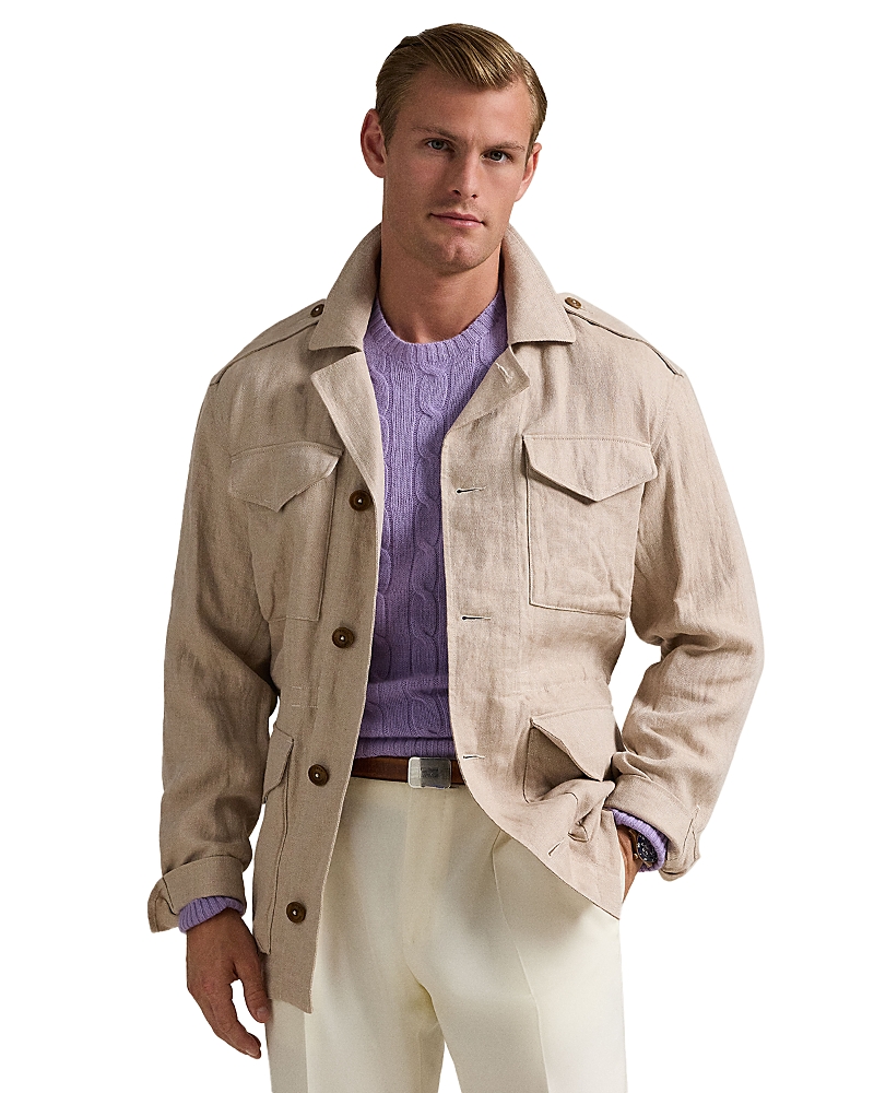Polo Ralph Lauren Linen Herringbone Field Jacket