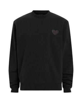 Lover Heart Patch Relaxed Fit Sweatehsirt