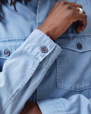 Spotter Cotton Button Down Shirt