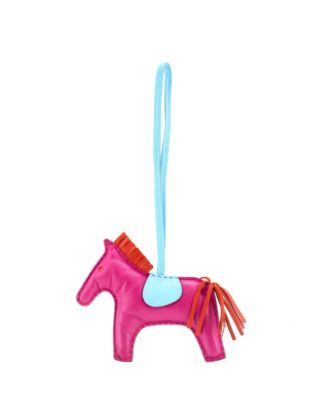 Pre-Owned Hermes Mm GriGri Rodeo Bag Charm Leather