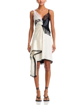 Liquid Satin Sleeveless Slip Dress