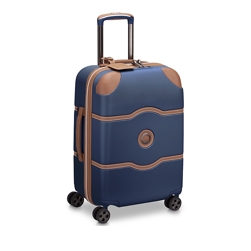 Delsey Paris Delsey Chatelet Air 2 28 Spinner Suitcase In Navy/brown