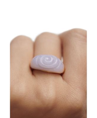  Women&#39;s Agate Shell Ring