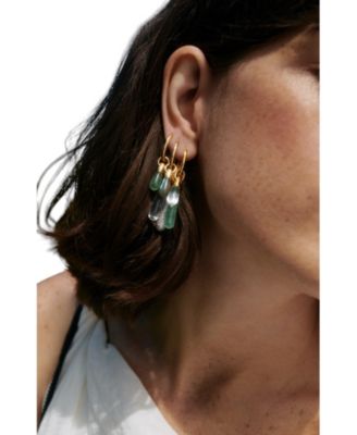  Women&#39;s Rock Crystal Large Drop Pendant