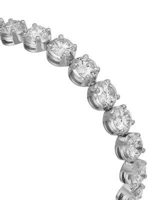 Certified Lab Grown Diamond Tennis Bracelet in 18K White Gold, 20.0 tcw