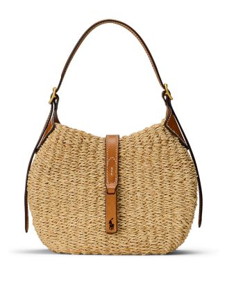 【美品】RRL INDIGO RAFFIA SHOULDER BAG Polo ID Raffia Small Shoulder Bag in Natural | Ralph Lauren® HK