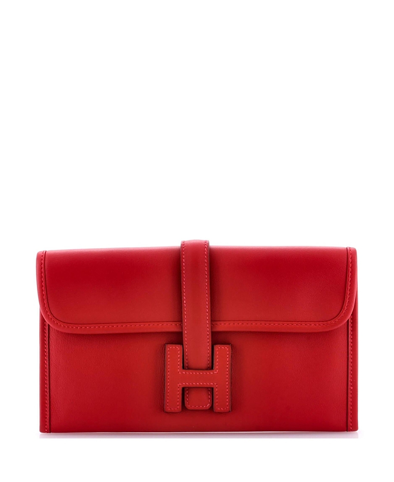 Pre-Owned Hermes Jige Duo Clutch Swift