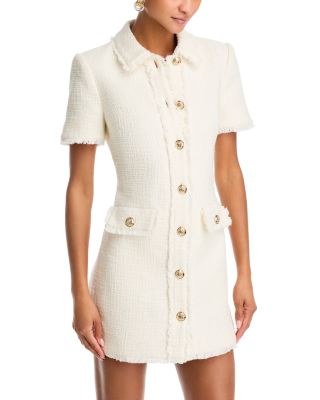 Cinq à Sept - Pammy Button Front Tweed Dress