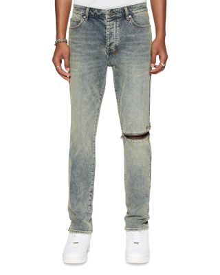 Chitch Stage Dive Caged Slim Fit Jeans in Denim  
