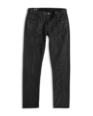 3301 Slim Fit Coated Jeans in 3D Dark Age