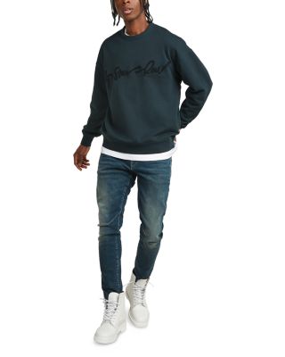 Chenille Embroidered Logo Sweatshirt 