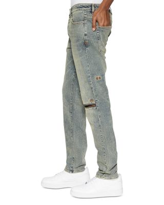Chitch Stage Dive Caged Slim Fit Jeans in Denim