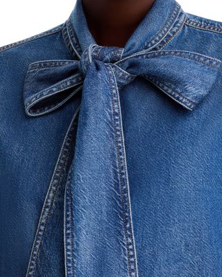 Denim Bow Shirt