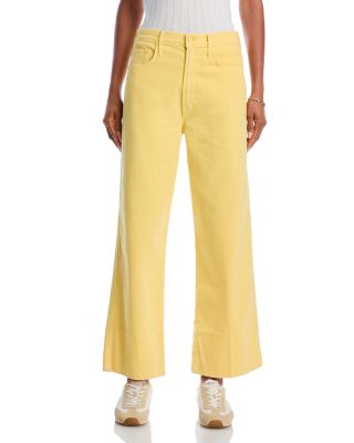 The Maven High Rise Wide Hem Ankle Jeans in Chalk It Up