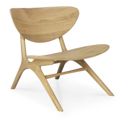 Eye Lounge Chair, Light Wood Tone 