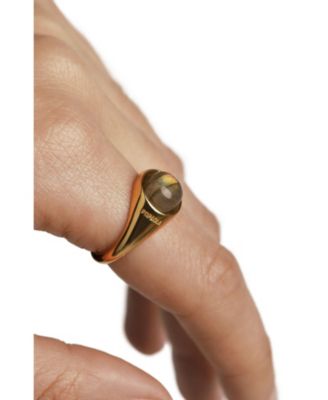  Women's Labradorite Moon Ring