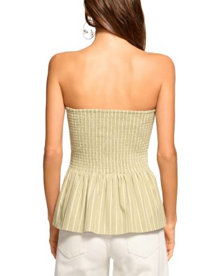 Tiffany Striped Strapless Top