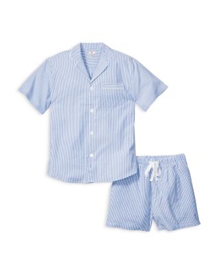 Brushed Cotton Twill Stripe Short Pajama Set