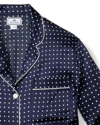 Silk Polka Dot Pajama Set