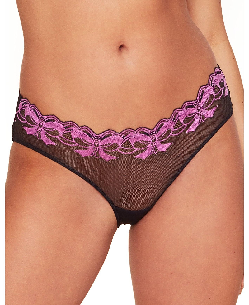 Shop Adore Me Women's Audrina Thong Panty In Black