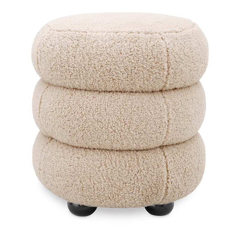 Eichholtz Stool Tulum In Brisbane Cream In Brisbane Cream