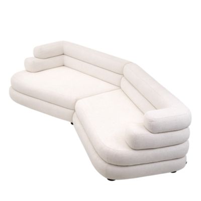 Malaga 2-Piece Fabric Sectional 