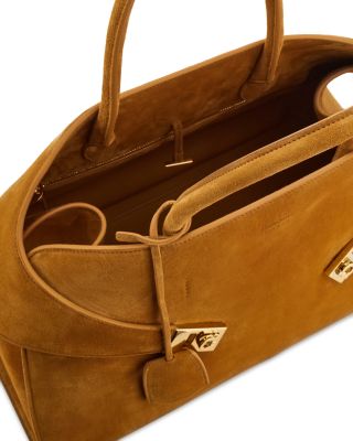 Medium Suede Hug Handbag