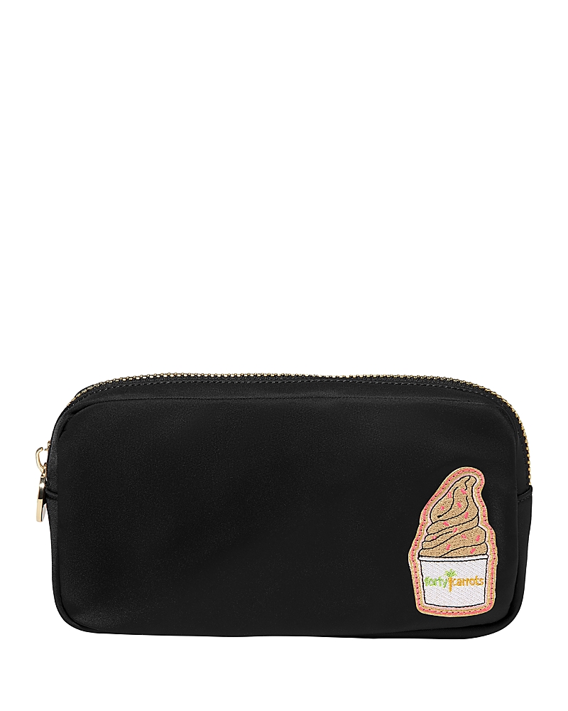 Stoney Clover Lane Small Pouch With Little Brown Bag Patch - Exclusive In Noir