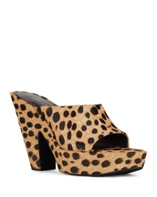 Jeffrey Campbell - Women's Enriched Calf Hair High Heel Platform Sandals