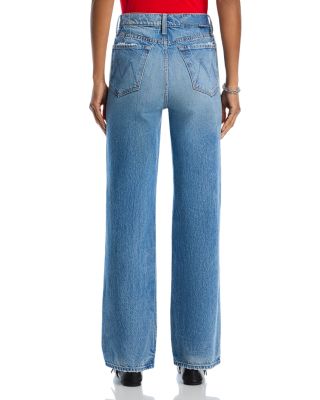 The Rambler Sneak High Rise Wide Straight Jeans in Tcb