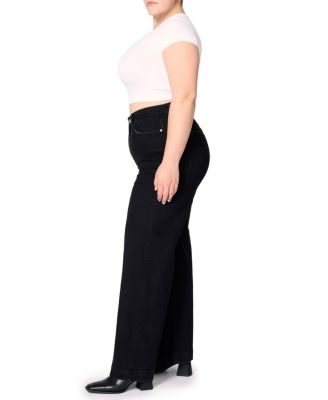 NCE Plus Wide Leg Jean in Inkwell