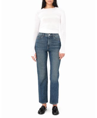 Warp + Weft - ASE High Rise Straight Jean in Streetwise