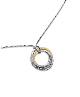 Crossover™ Pendant with Gold on Chain
