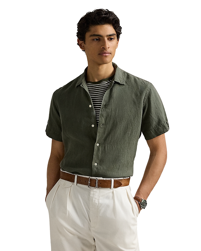 Polo Ralph Lauren Classic Fit Short-Sleeve Linen Camp Shirt
