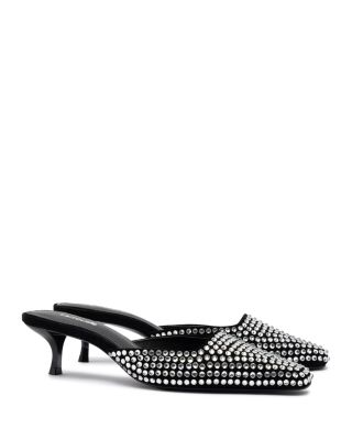Larroudé - Women's Amal Embellished Mules