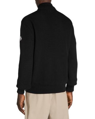 Wool Knit Quilted Down Combo Cardigan