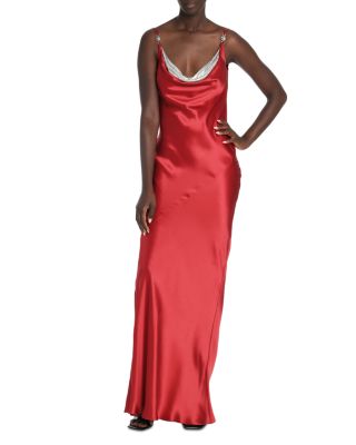 Double Draped Fluid Silk Gown