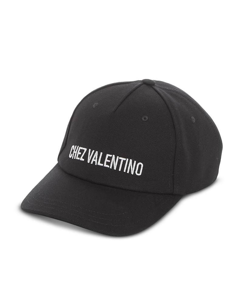 Valentino Garavani Logo Baseball Cap In Black