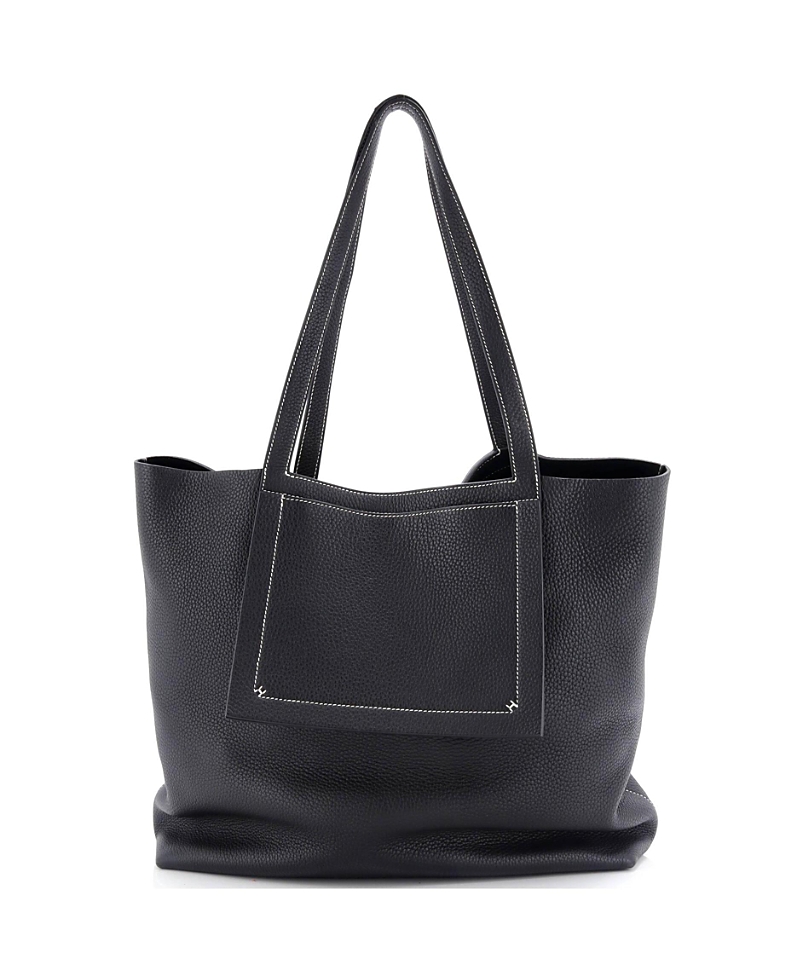 Pre-owned Pre-owned Hermes Hermes 31 Cabasellier Tote Clemence In Black