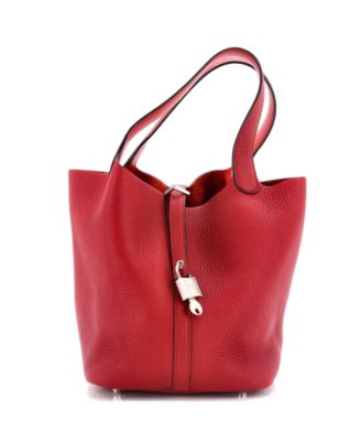 Pre-Owned Hermes Mm Eclat Picotin Lock Bag Clemence