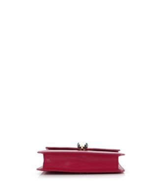 Serpenti Forever Square Shoulder Bag Leather and Stingray