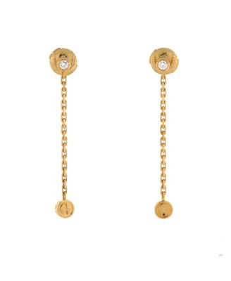 Pre-Owned Cartier - Love Drop Earrings 18K Gold and Diamonds