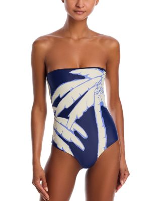 Strapless One Piece Swimsuit