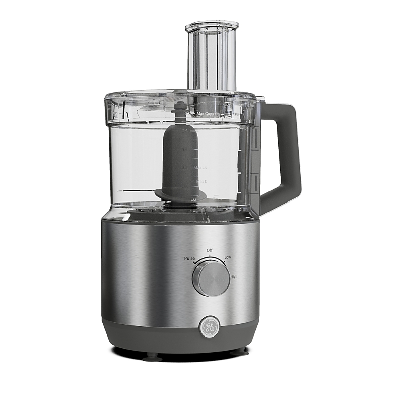 Ge Appliances 12 Cup Food Processor With Accessories In Stainless Steel