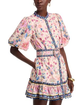 FARM Rio - Superbloom Tapestry Mini Dress