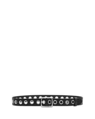 rag & bone - Boyfriend Grommet Leather Belt