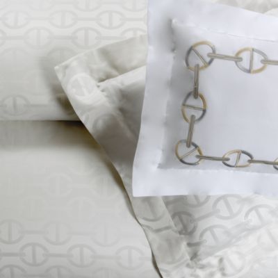 Beach Chaine Jacquard Duvet Cover, King